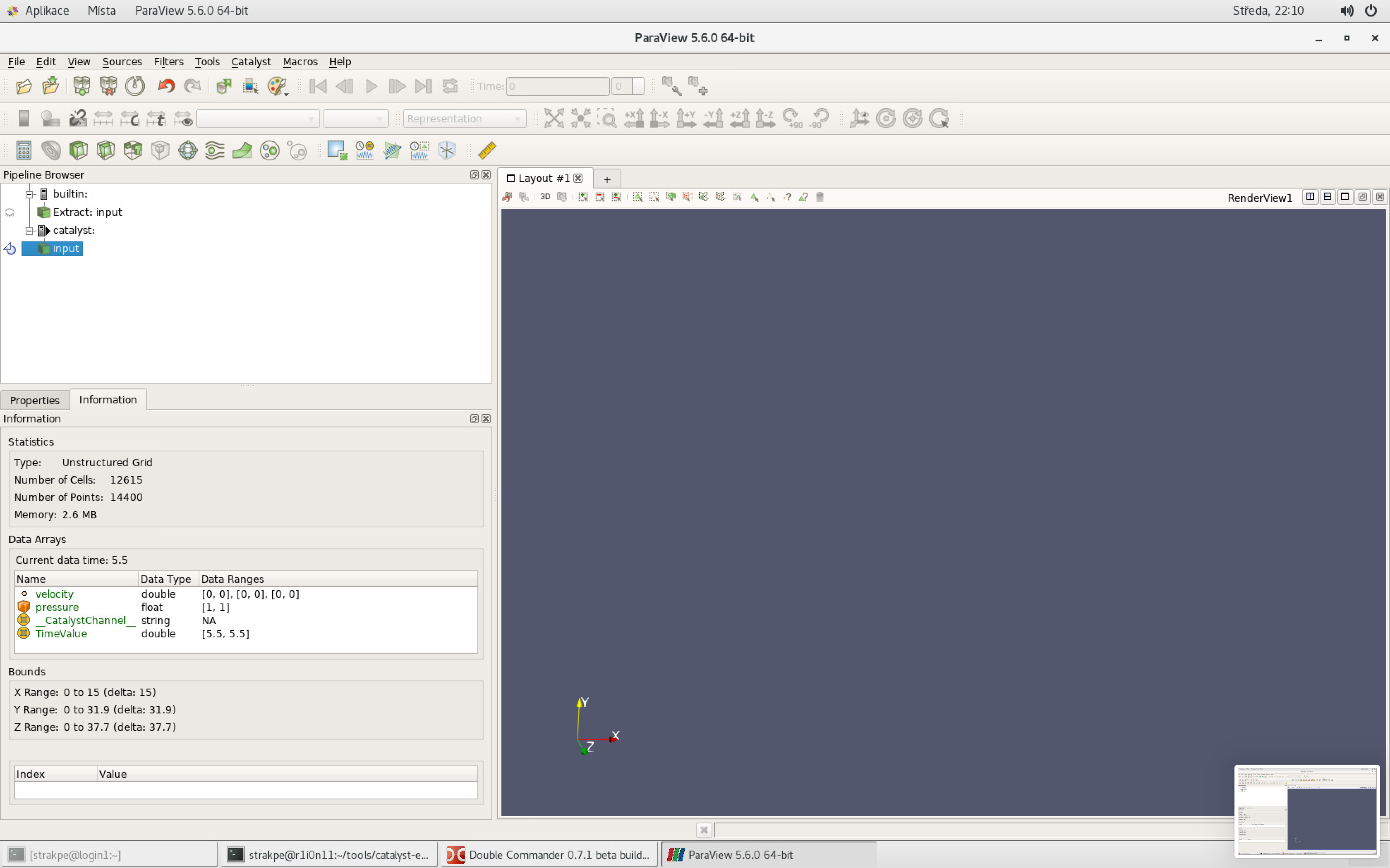 Extract: input
